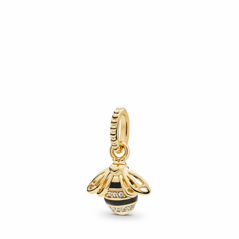 Pandora Australia Shine™ Queen Bee Pendant - 18ct Gold Plated | JDKBWC214